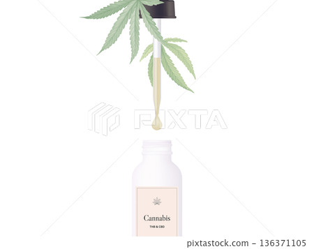 Product mockup template design, dropper dropping oil decorated with cannabis leaves Product mockup template design, dropper dropping oil decorated with cannabis leaves 136371105