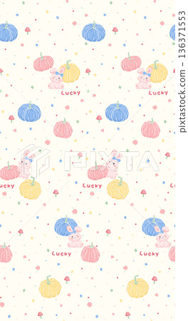 Delicate Pastel Floral Bear Bunny Panda Fruit Bird Kawaii Phone Wallpapers 136371553