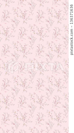 Delicate Pastel Floral Bear Bunny Panda Fruit Bird Kawaii Phone Wallpapers 136371636