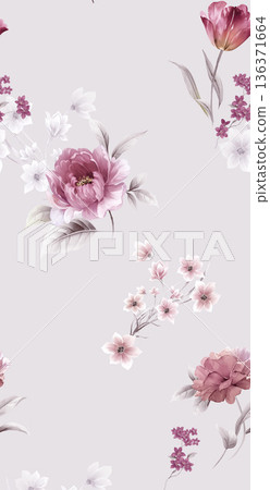 Delicate Pastel Floral Bear Bunny Panda Fruit Bird Kawaii Phone Wallpapers 136371664