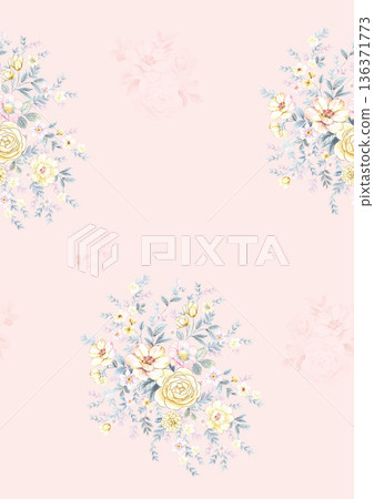 Delicate Pastel Floral Bear Bunny Panda Fruit Bird Kawaii Phone Wallpapers 136371773