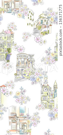 Delicate Pastel Floral Bear Bunny Panda Fruit Bird Kawaii Phone Wallpapers 136371775