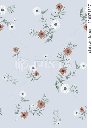 Delicate Pastel Floral Bear Bunny Panda Fruit Bird Kawaii Phone Wallpapers 136371797