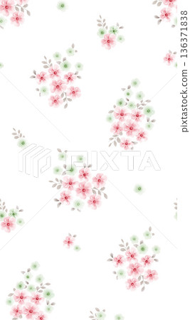 Delicate Pastel Floral Bear Bunny Panda Fruit Bird Kawaii Phone Wallpapers 136371838