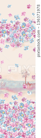 Delicate Pastel Floral Bear Bunny Panda Fruit Bird Kawaii Phone Wallpapers 136371978