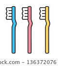 Simple toothbrush set 136372076