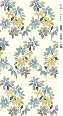 Delicate Pastel Floral Bear Bunny Panda Fruit Bird Kawaii Phone Wallpapers 136372106