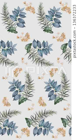 Delicate Pastel Floral Bear Bunny Panda Fruit Bird Kawaii Phone Wallpapers 136372233