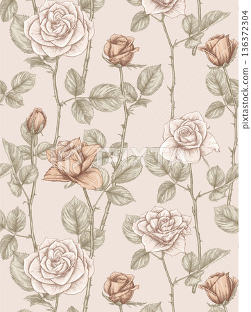 Delicate Pastel Floral Bear Bunny Panda Fruit Bird Kawaii Phone Wallpapers 136372304