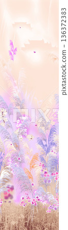 Delicate Pastel Floral Bear Bunny Panda Fruit Bird Kawaii Phone Wallpapers 136372383