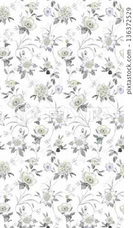 Delicate Pastel Floral Bear Bunny Panda Fruit Bird Kawaii Phone Wallpapers 136372529