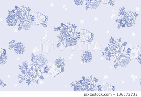 Delicate Pastel Floral Bear Bunny Panda Fruit Bird Kawaii Phone Wallpapers 136372732