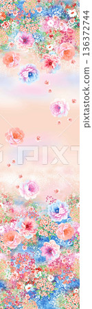 Delicate Pastel Floral Bear Bunny Panda Fruit Bird Kawaii Phone Wallpapers 136372744