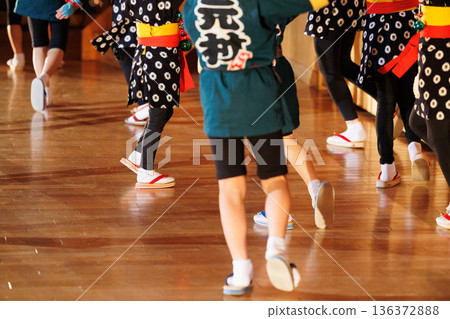 Image of dancing Morioka Sansa Odori 136372888
