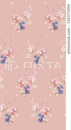 Beautiful Pastel Floral Polka Dot Watercolor Geometric Ornate Phone Wallpapers 136373404