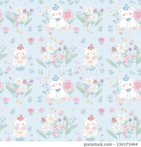 Beautiful Pastel Floral Polka Dot Watercolor Geometric Ornate Phone Wallpapers 136373464