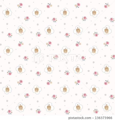 Beautiful Pastel Floral Polka Dot Watercolor Geometric Ornate Phone Wallpapers 136373966