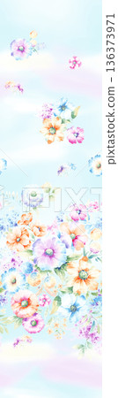 Beautiful Pastel Floral Polka Dot Watercolor Geometric Ornate Phone Wallpapers 136373971