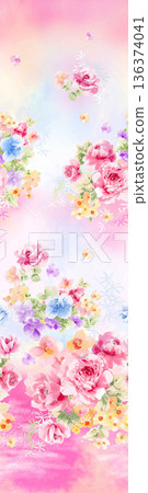 Beautiful Pastel Floral Polka Dot Watercolor Geometric Ornate Phone Wallpapers 136374041