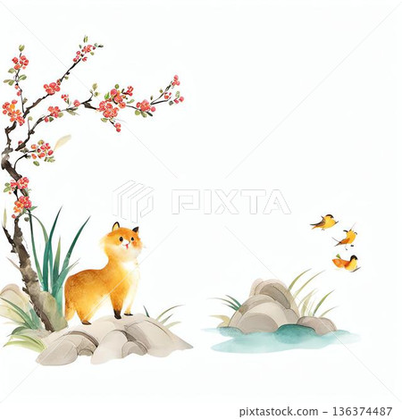 Beautiful Pastel Floral Polka Dot Watercolor Geometric Ornate Phone Wallpapers 136374487