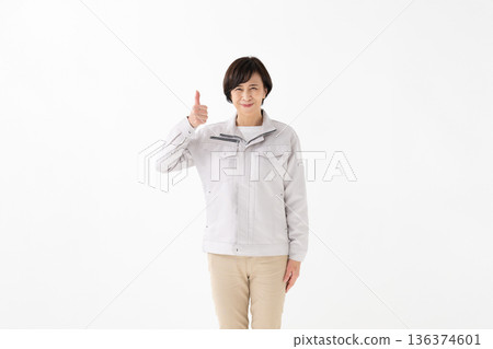 Women in work clothes 136374601