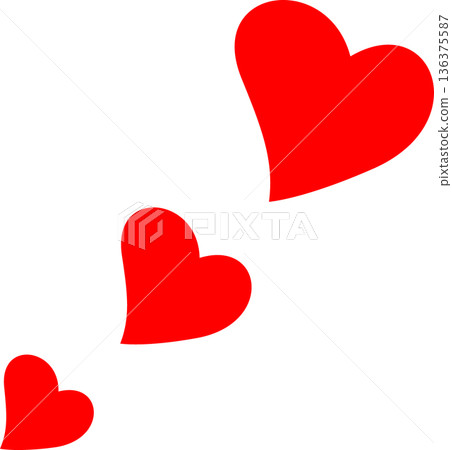 紅色的心 136375587