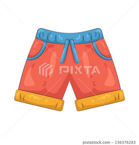 Illustration of Shorts Illustration of Shorts 136376283