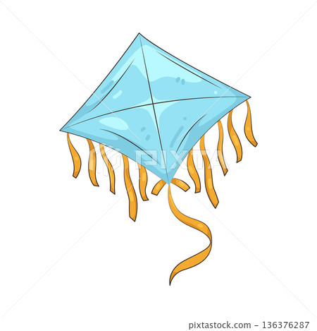 Illustration of kite Illustration of kite 136376287