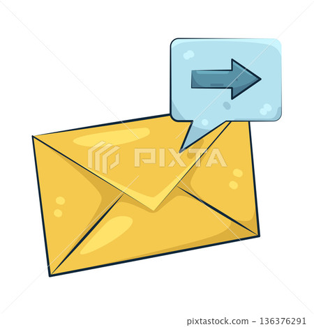 Illustration of Send message Illustration of Send message 136376291