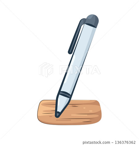 Illustration of pen Illustration of pen 136376362
