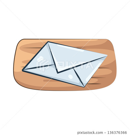 Illustration of envelope Illustration of envelope 136376366