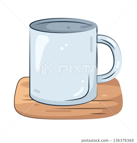Illustration of mug Illustration of mug 136376368