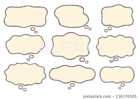 Speech bubble illustration showing mental confusion Speech bubble illustration showing mental confusion 136376505