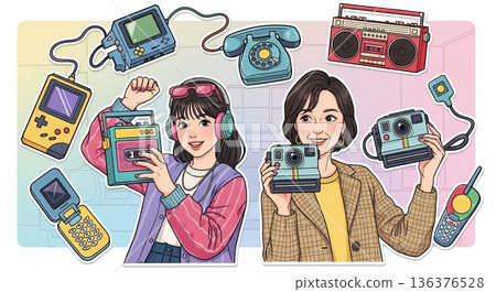 90年代和Y2K時期的復古風 136376528