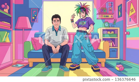 客廳代溝 Y2K 風格 136376646