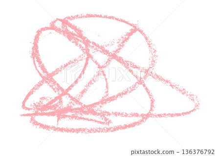 pink pencil strokes isolated on transparent background pink pencil strokes isolated on transparent background 136376792