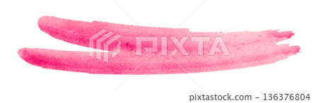 purple watercolor background. Artistic hand paint. Isolated on transparent background. 136376804