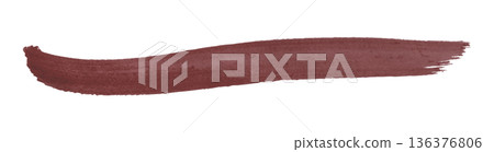 brown watercolor background. Artistic hand paint. Isolated on transparent background. 136376806