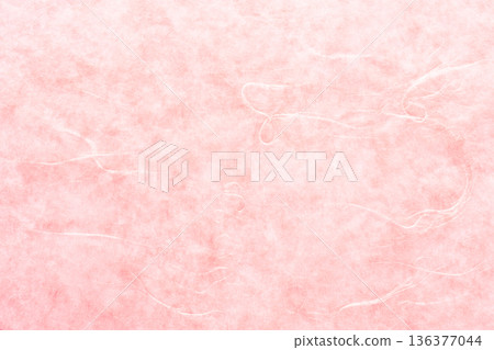 雲龍紋粉紅色和紙 136377044