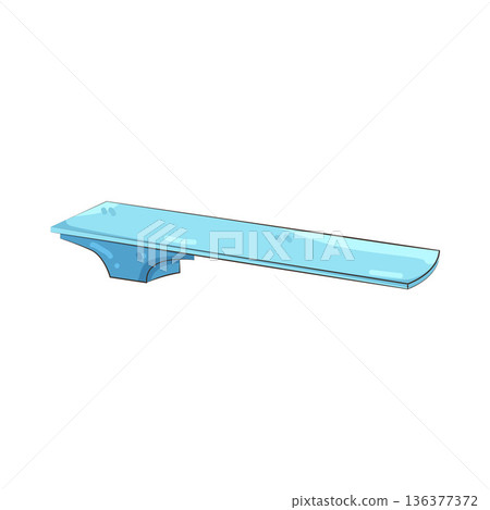 Illustration of diving board Illustration of diving board 136377372