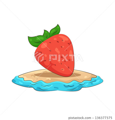 Illustration of strawberry Illustration of strawberry 136377375
