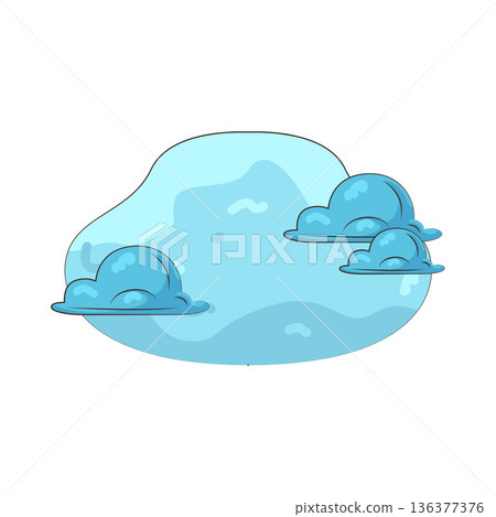 Illustration of cloud Illustration of cloud 136377376