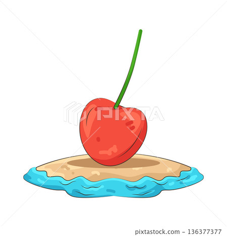 Illustration of cherry Illustration of cherry 136377377