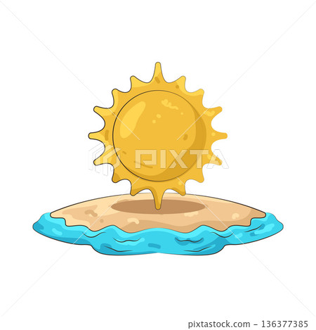 Illustration of sun Illustration of sun 136377385