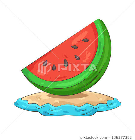 Illustration of Watermelon 136377392