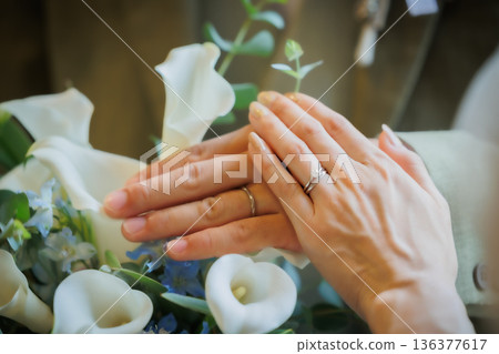 Image material of the bride entering at the wedding hall Virgin Road Image material of the bride entering at the wedding hall Virgin Road 136377617