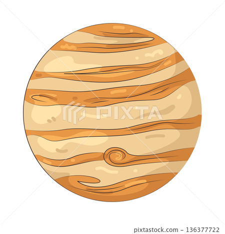 Illustration of Jupiter   136377722