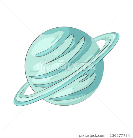 Illustration of Uranus Illustration of Uranus 136377724