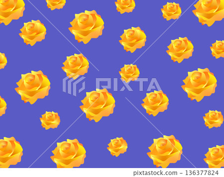 Orange rose retro wallpaper background 136377824