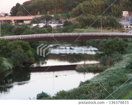 Landscape with river 136378655